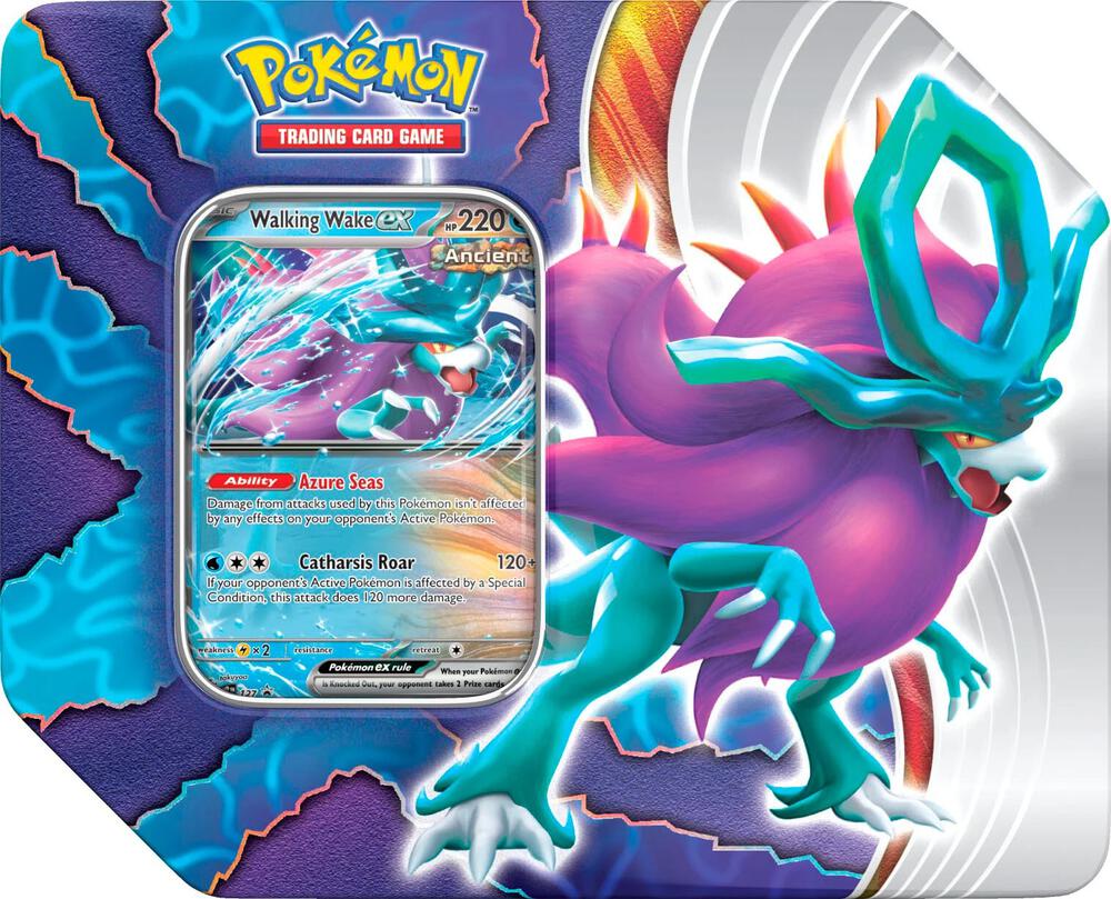 PKMN PARADOX CLASH TIN Walking Wake EX