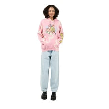 SpongeBob SquarePants Tie Dye Women's Pink Hoodie