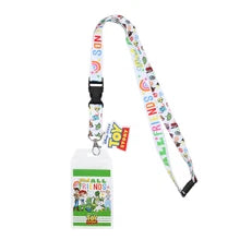 Toy Story We're All Friends 22-inch Lanyard with Clear ID Sleeve and Rubber Charm