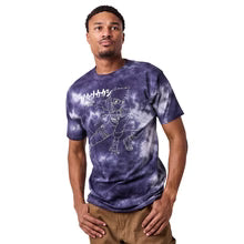 Naruto Shippuden Kanji Character Adult Navy Cloud Wash Short Sleeve Tee