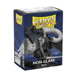 Dragon Shield Sleeves: Standard Matte Non-Glare - Blue 100CT