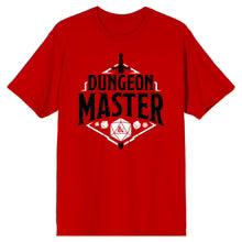 Dungeons & Dragons Dungeon Master Crew Neck Short Sleeve Red Men's T-shirt