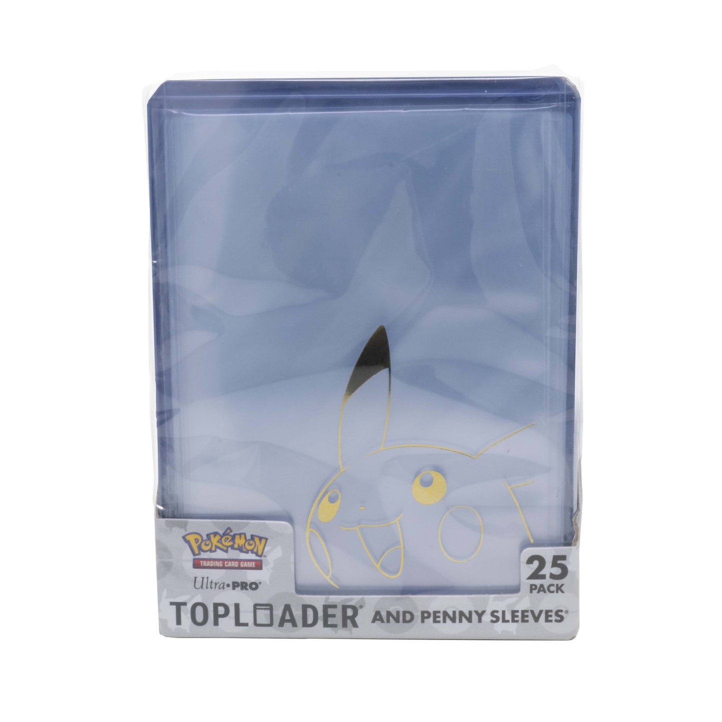 UP POKEMON PIKACHU TOPLOADER AND PENNY SLEEVES COMBO PACK 25CT