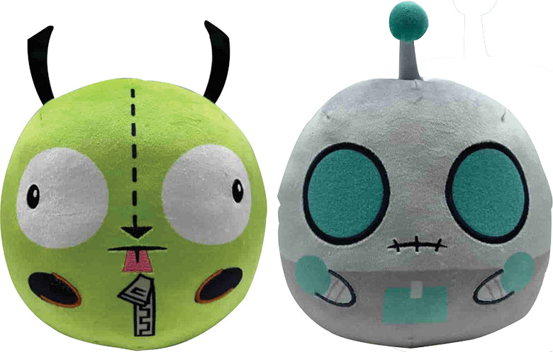 Plushiverse: Reversible Plushie 6in - Gir [Happy] [Green + Gray]