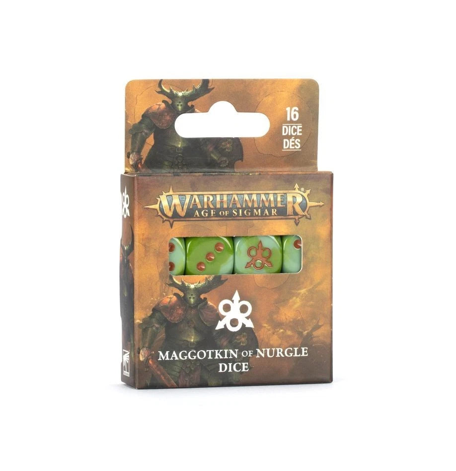 Maggotkin of Nurgle Dice - Age of Sigmar - Brand New, Sealed