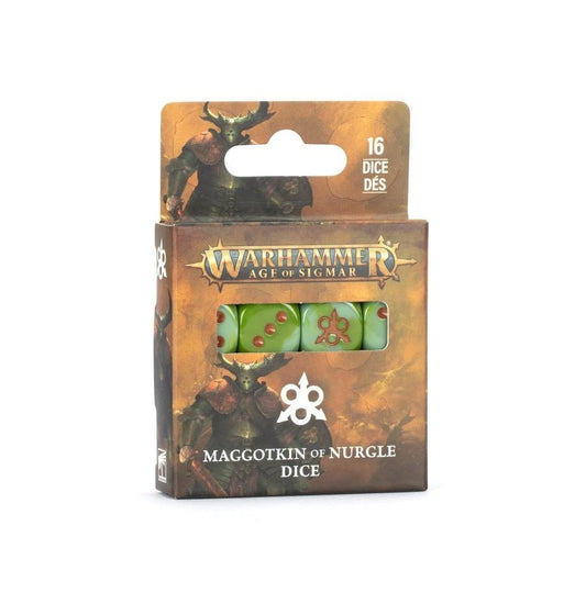 Maggotkin of Nurgle Dice - Age of Sigmar - Brand New, Sealed